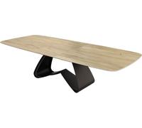 DeLife Table à Manger Edge Boot 240-300x120 cm Céramique