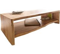 Table-basse Live-Edge 130x60 cm acacia tronc d'arbre naturel
