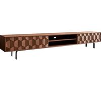 DeLife Table TV Fevo Acacia Marron 240 cm 4 Portes Buffet à Pieds-L