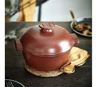 Delight Grande Cocotte Ronde Céramique Induction Emile HENRY Sienne D25 cm 4L SC