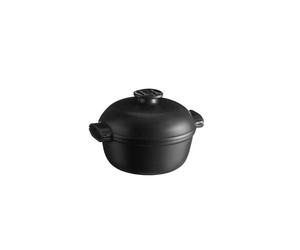 Delight Petite Cocotte Ronde Céramique Induction Emile HENRY Noir D20 2L SC