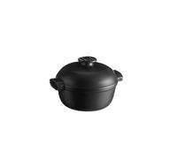Delight Petite Cocotte Ronde Céramique Induction Emile HENRY Noir D20 cm 2L SC