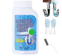 Delighteal Drain Cleaner - Delighteal Pipeline Dredging Agent - Powerful Quick Cleaning Drain Toilet Cleaner Tool for Kitchen and Toilet Pipelines (01)