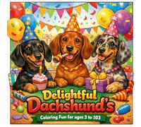 Delightful Dachshund's: Coloring Book