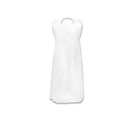 déliktess® - 100 tabliers polyéthylène jetables - Plastique Blanc