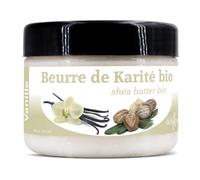 déliktess® - Beurre de Karité bio - parfum au choix - 250 g - fabriqué en france - Hydratation et protection (Vanille)