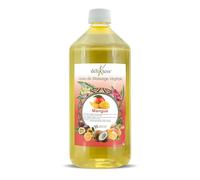 déliktess® - Huile de massage végétale - 19 parfums au choix- 200ml ou 1 litre - Naturelle et fabriquée en France - pour modelage professionnel (Mangue, 1 litre)