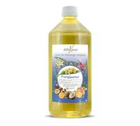 déliktess® - Huile de massage végétale - 19 parfums au choix- 200ml ou 1 litre - Naturelle et fabriquée en France - pour modelage professionnel (Frangipanier)