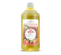 déliktess® - Huile de massage végétale - 19 parfums au choix- 200ml ou 1 litre - Naturelle et fabriquée en France - pour modelage professionnel (Rose)