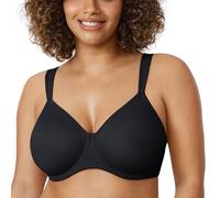 DELIMIRA Femme Soutien Gorge Minimiseur Noir 100B