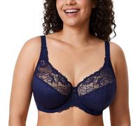 DELIMIRA Soutien Gorge Grande Taille Minimiseur Myrtille 105E