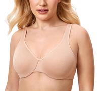 DELIMIRA Soutien Gorge Minimiseur Invisible Avoine Bruyère 95B