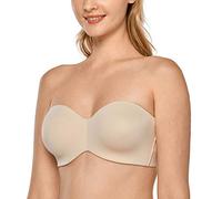 DELIMIRA Soutien Gorge sans Bretelles Invisible Beige 95C