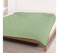 Delindo Lifestyle Couette 135 x 200 cm - Vert - Facile d'entretien - Dream Colour - Été fine et légère - Certifié Öko-Tex Standard 100 - Convient aux personnes allergiques