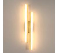 DELIPOP Applique Murale Interieur, 18W Moderne Lampe Murale Design Lignes Parallèles, Luminaire Mural LED pour Chambre, Salon, Couloir, Escalier, 3000K Blanc Chaud