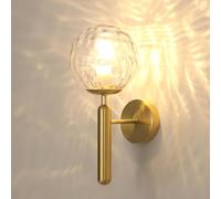DELIPOP Applique Murale Interieur, Vintage E27 Lampe Murale Doré
