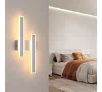 DELIPOP Applique Murale Intérieure LED Blanc 32W 3600LM Lampe Murale 3000K