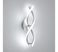 DELIPOP Applique Murale Intérieure LED, Blanc Froid 6500K Lampe Murale Moderne en Acrylique 16W 1800LM, Luminaire Murals pour Chambre, Salon, Hôtel, Escalier, Allée, 37cm