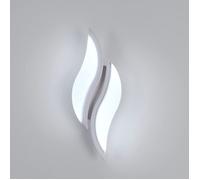 DELIPOP Applique murale LED 12W Moderne - Blanc - 6500K - Double source - Éclairage pour couloir balcon escalier