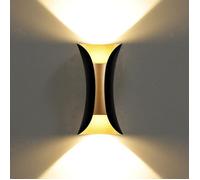 DELIPOP Applique Murale LED Exterieur -10W 3000K Etanche IP65 - Decoration Applique pour Jardin Terrasse Patio - Éclairage