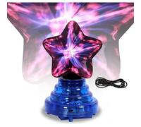 DELIPOP Lampe plasma - Rouge - 4W - Tactile & sonore - 11x10x17 cm