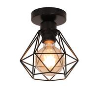 DELIPOP Plafonnier Industriel Vintage Luminaire E27 Rétro Lustre Suspension