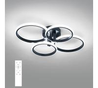 DELIPOP Plafonnier LED Dimmable, Lampe de Plafond 76W 8550LM 3000K-6500K