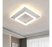 DELIPOP Plafonnier LED Moderne, 30W Lampe de Plafond Blanc Carré 4500K