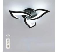 DELIPOP Plafonnier LED Moderne 35W - Luminaire Design Dimmable avec Télécommande - Lustre Salon Chambre Cuisine
