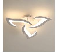 DELIPOP Plafonnier LED moderne 36W - 3000K lumière chaude Blanc - Lampe de plafond pour salon chambre salle à manger - 3 Lumières