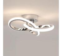 DELIPOP Plafonnier LED, Moderne Lampe de plafond 22W 2500LM, Luminaire Plafonnier LED pour Chambre, Salon, Salle à Manger, Cuisine, Lumière Neutre 4500K