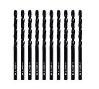 DelitonGude Foret 3,2 mm HSS M35 Cobalt Twist - Acier rapide - Jeu 10 - Convient pour aciers, fonte et autres métaux (3,2 mm)