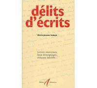 Délits d'écrits