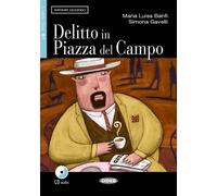 Delitto In Piazza Del Campo (B1) Livre avec un CD audio - Luisa Maria - Cideb Black Cat - Livre CD - Méthode de langue CD
