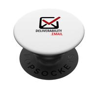 Deliverability.Email - SAAS Logo | Email Marketing PopSockets PopGrip Adhésif