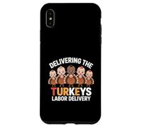 Delivering The Cutest Turkeys Labor & Delivery Nurse Turkey Coque pour iPhone XS Max