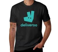 deliveroo T-Shirt Tops Sweat Shirt Custom t Shirts Design Your own Edition t Shirt Mens t Shirts Black S