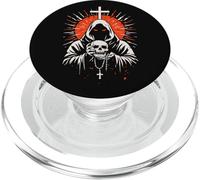 Délivrez-Nous du Mal Matthieu 6:13 Verset biblique chrétien Noir PopSockets PopGrip pour MagSafe