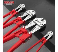 DELIXI - coupe-fil électrique, coupe-boulon/fil/câble, coupe-câble en acier allié forgé, poignées en caoutchouc, coupe-boulon robuste 18in