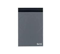 delka Lot de 100 sacs postaux, gris durables, résistants à la déchirure pour vêtements, documents, adhésif puissant, imperméables et légers (22,9 x 30,5 cm)