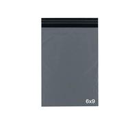 delka Lot de 100 sacs postaux, gris durables, résistants à la déchirure pour vêtements, documents, adhésif puissant, imperméables et légers (15,2 x 22,9 cm)