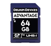 Delkin DDSDW63364GB Carte mémoire SDXC 633x Advantage (V30) 64 Go