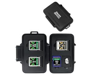 Delkin Devices CFexpress Sac de Rangement pour Cartes mémoire SD et microSD Type B, étui Robuste et résistant aux intempéries