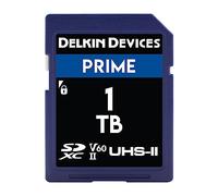 Delkin Prime 1TB SD Card for Digital Camera | SDXC UHS-II (U3/V60) - High Endurance SD Card | 8K, 4K, Full HD, RAW Burst | DSLR SD Memory Card 1TB