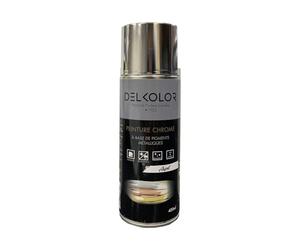 DELKOLOR - Delkolor Peinture aérosol effet chromé 400 ml - Couleur ARGENT