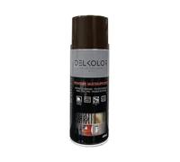 DELKOLOR - Delkolor Peinture en Aérosol - Couleurs RAL - Conditionnement 400ml, Couleur RAL 8017 BRUN CHOCOLAT