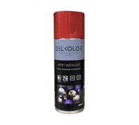 DELKOLOR - Delkolor Peinture en Aérosol Effet Métallisé - 400ml - Couleur ROUGE