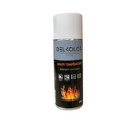 DELKOLOR - Delkolor Peinture haute température en aérosol 400 ml - Couleur BLANC