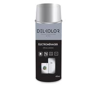 DELKOLOR - Peinture aérosol spéciale Electroménager Effet métal 400ml
