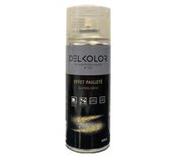 Delkolor Peinture en Aérosol Effet Pailleté 400ml (Couleur: OR)